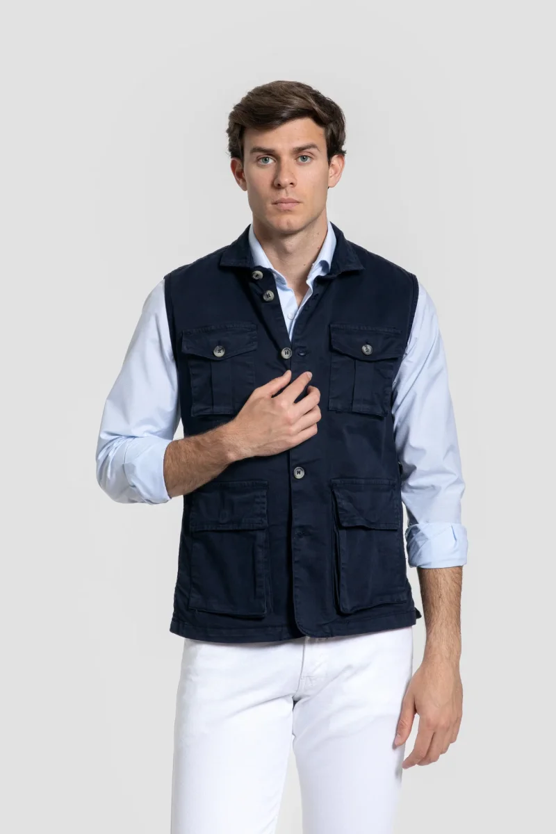 Chaleco Bolsillos de Algodón SKU 0.32717