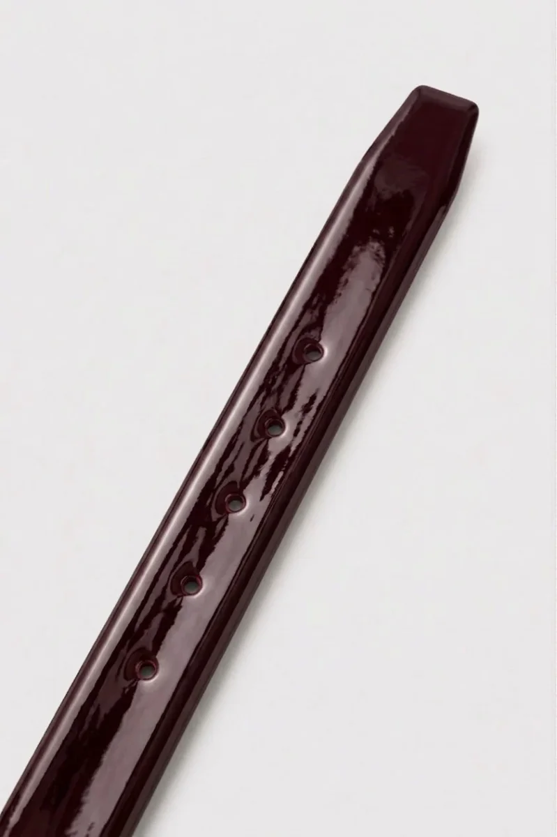 Cinturón de Piel Acabado Charol SKU 0.34905 - Imagen 5