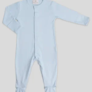 Pijama enterizo básico celeste