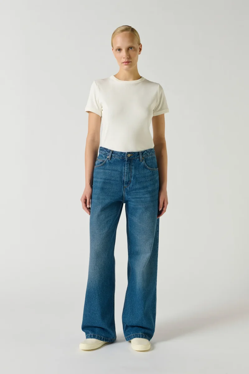 VAQUEROS CALVIN DENIM BLEU DÉLAVÉ - Imagen 2
