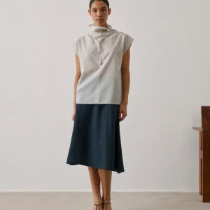 BLUSA IZUMI GRIS CLARO