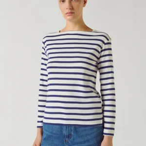 CAMISETA KATY BLANCO/AZUL