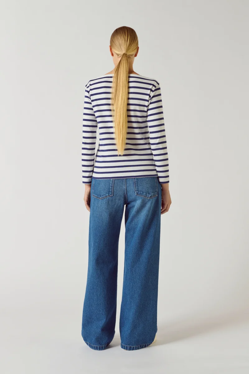 CAMISETA KATY BLANCO/AZUL - Imagen 3