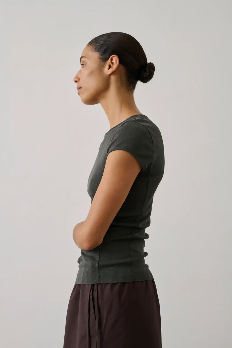 CAMISETA INDRA VERT DE GRIS - Imagen 3