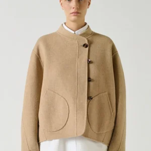 ABRIGO WINDSOR BEIGE JASPEADO