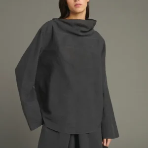 BLUSA LAILA GRIS ANTRACITA