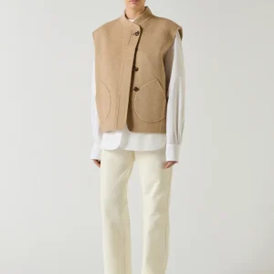 CAZADORA ADELINE BEIGE JASPEADO