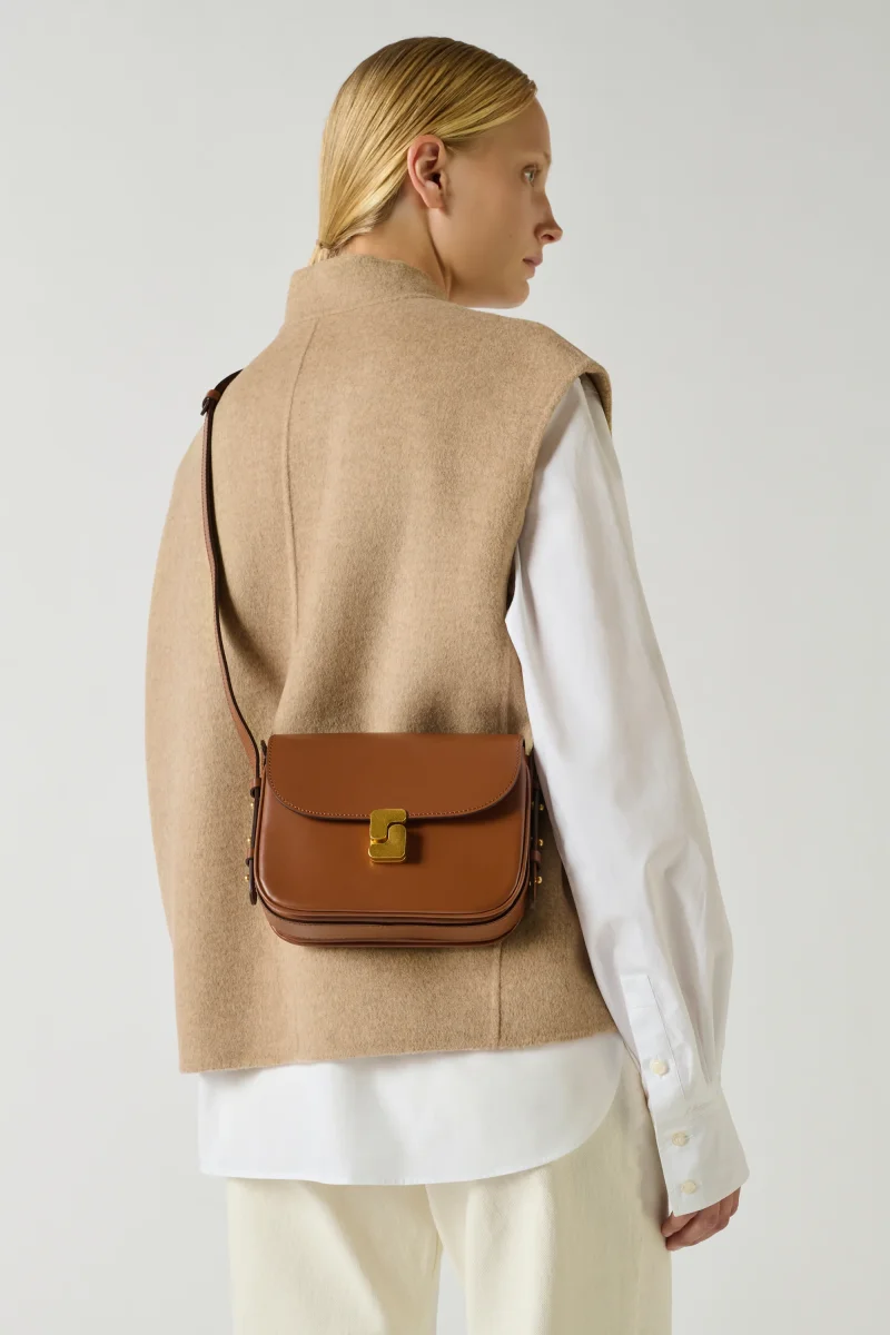 BOLSO BELLISSIMA MINI AVELLANA - Imagen 3