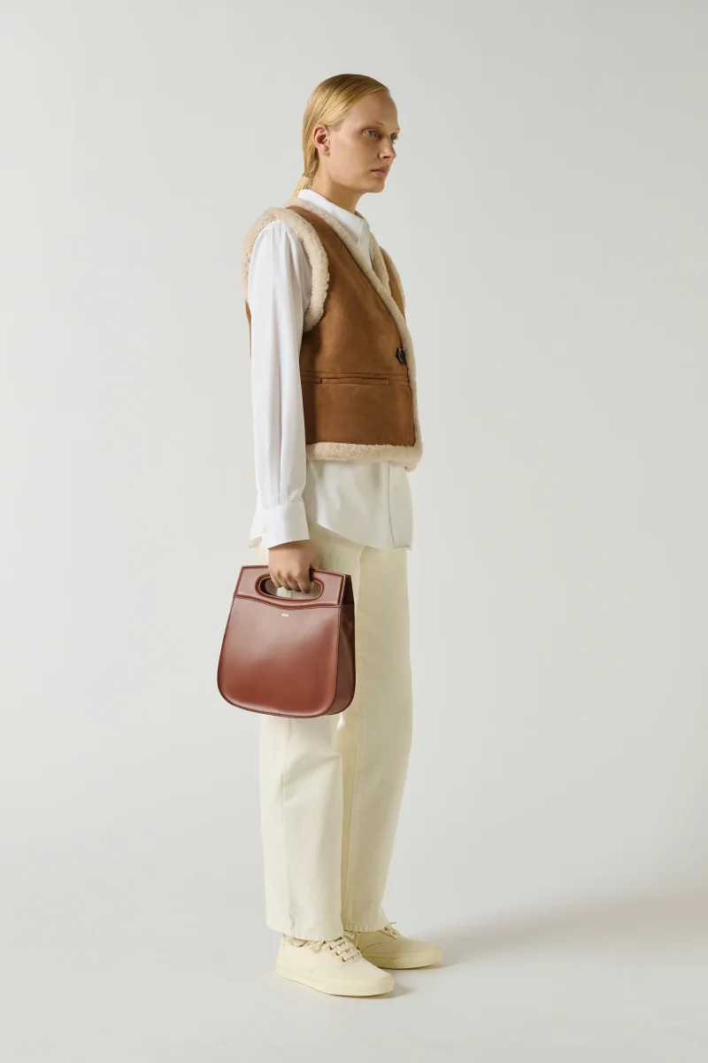 BOLSO CHERI COÑAC - Imagen 3