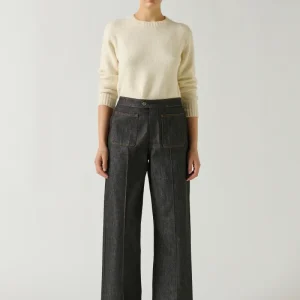 VAQUEROS HARRY DENIM BRUT NEGRO