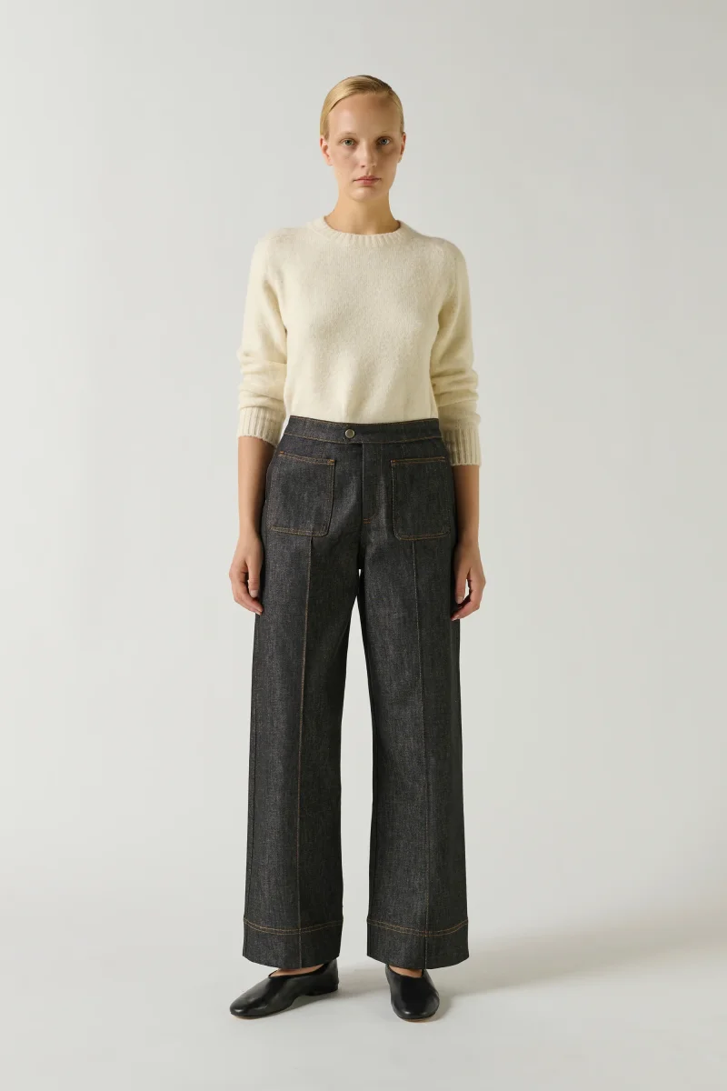 VAQUEROS HARRY DENIM BRUT NEGRO - Imagen 2
