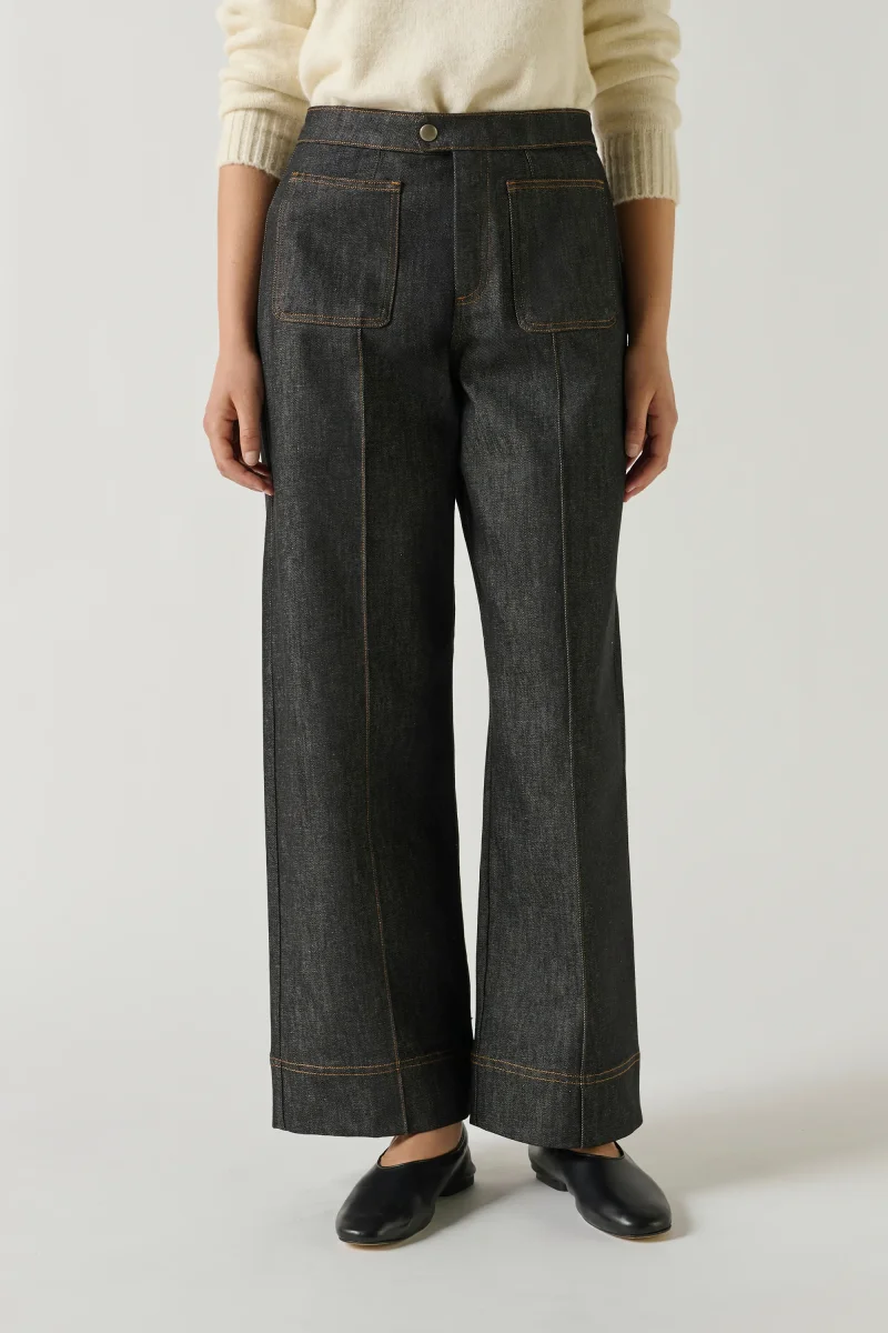 VAQUEROS HARRY DENIM BRUT NEGRO - Imagen 3