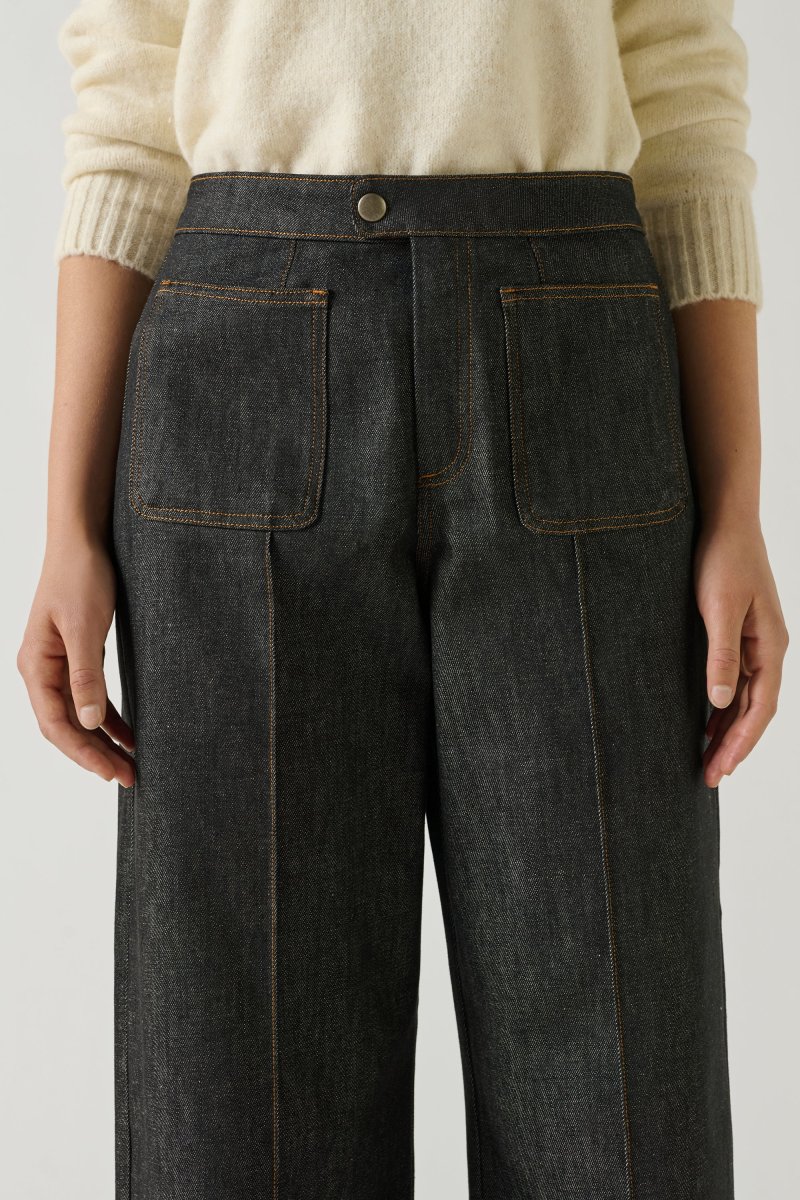VAQUEROS HARRY DENIM BRUT NEGRO - Imagen 5