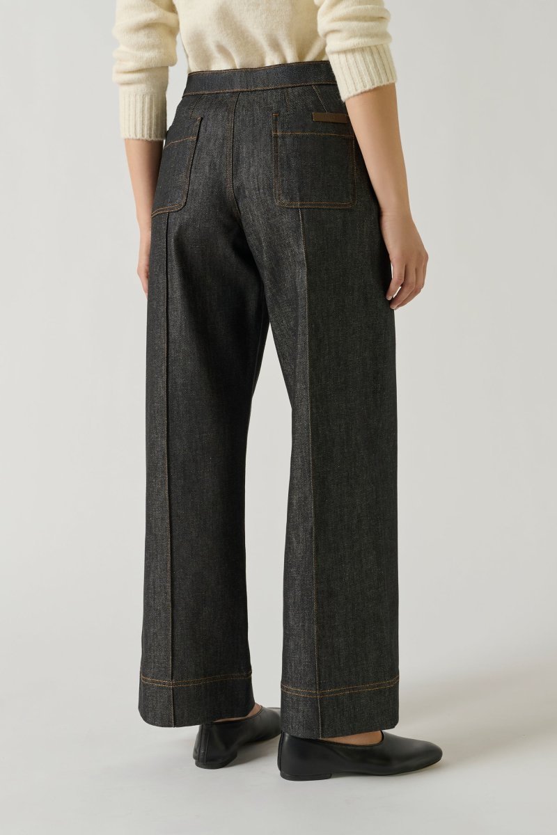 VAQUEROS HARRY DENIM BRUT NEGRO - Imagen 4