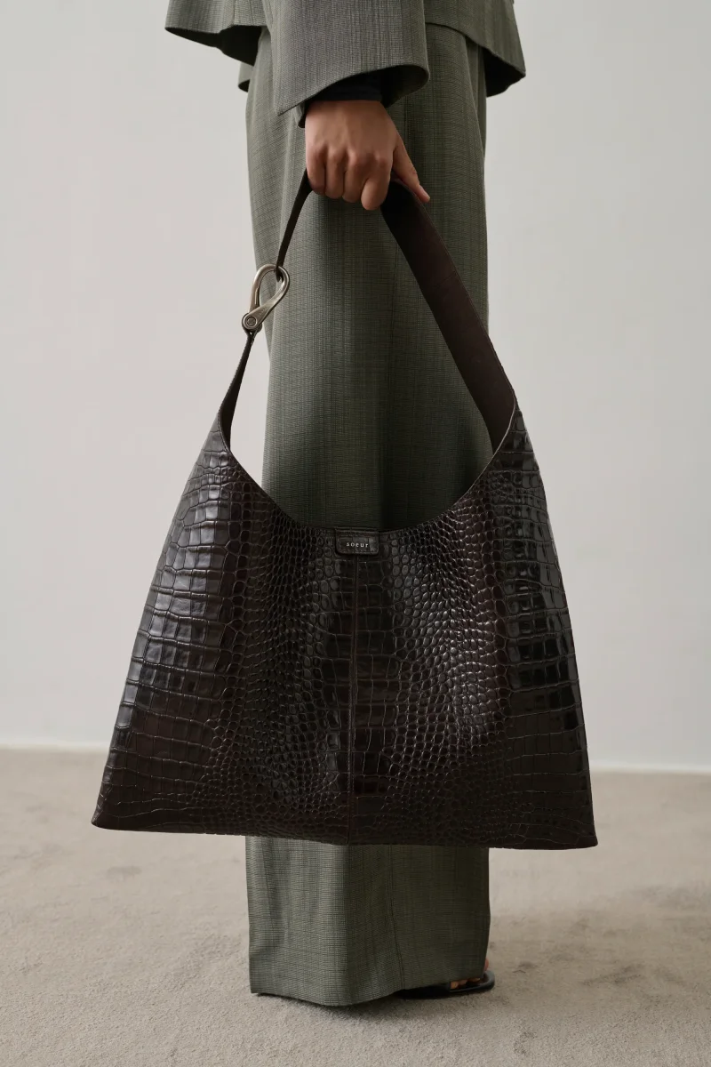 BOLSO COSIMA MARRÓN OSCURO - Imagen 3