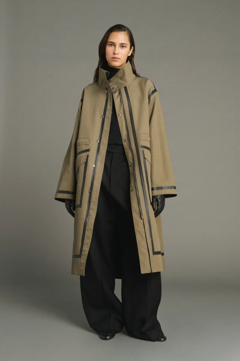 ABRIGO LUCE NEGRO/BEIGE - Imagen 5