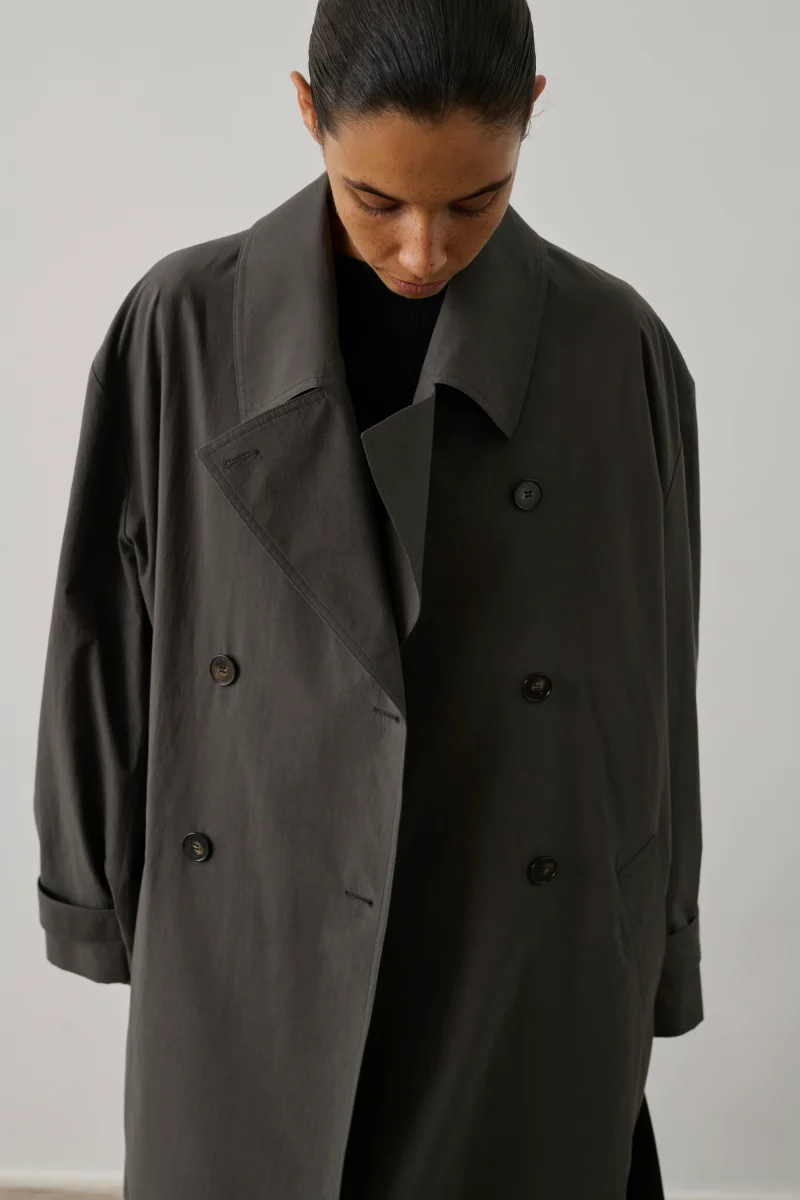 TRENCH HELIO ANTRACITA OSCURO - Imagen 4