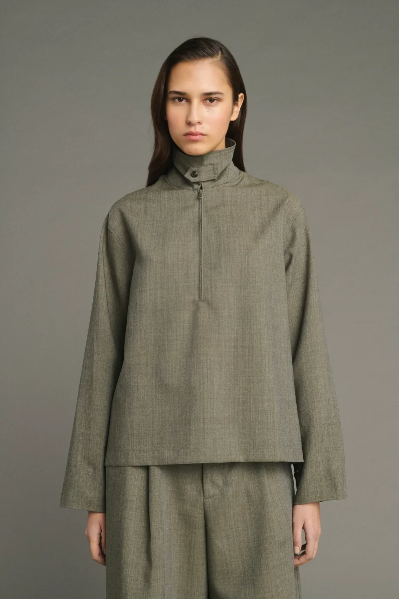BLUSA JESSIE VERDE GRISÁCEO - Imagen 5