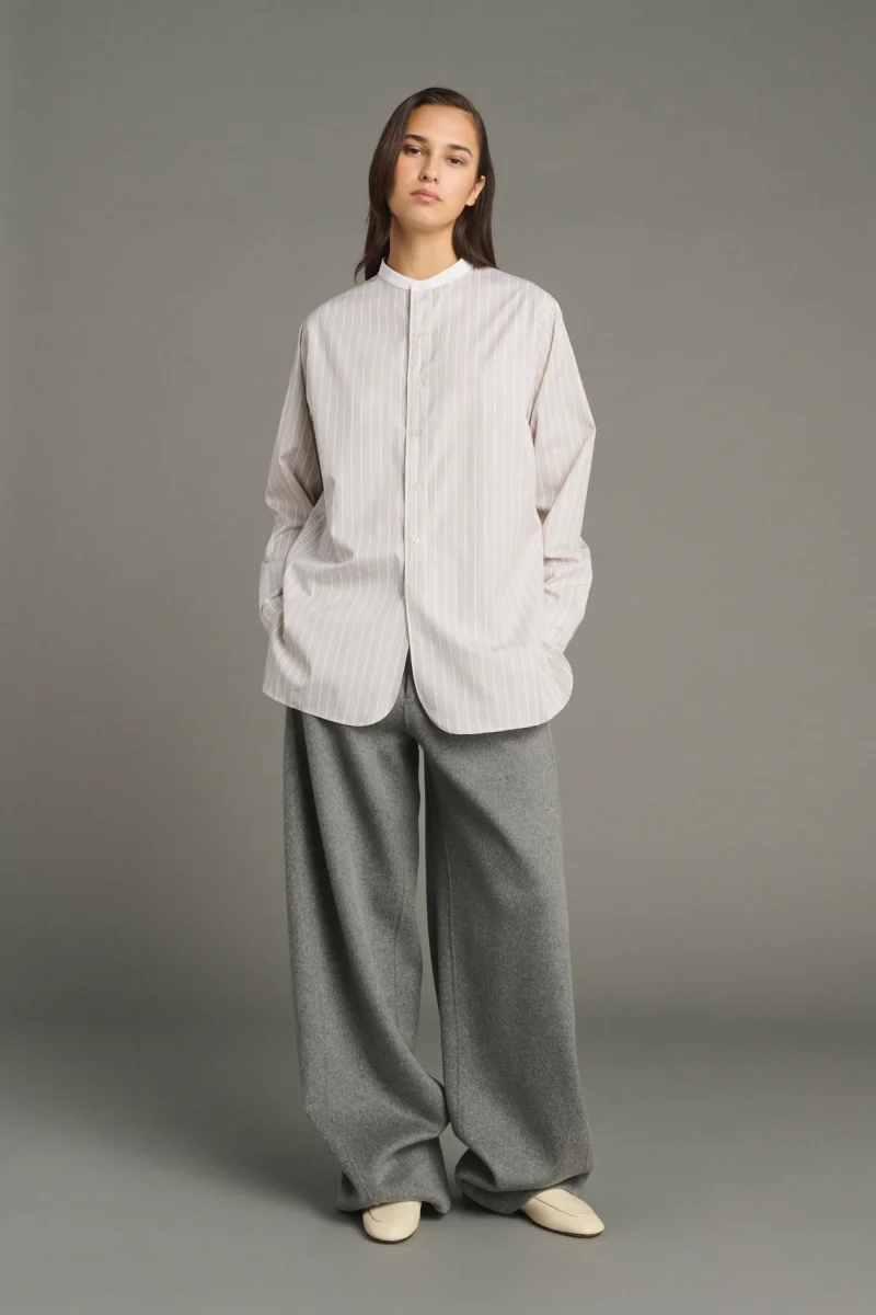 CAMISA LUCILE AVELLANA/CRUDO - Imagen 4