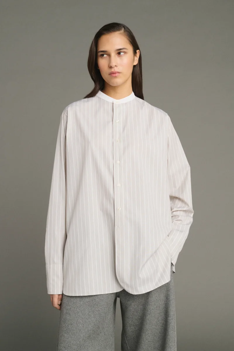 CAMISA LUCILE AVELLANA/CRUDO - Imagen 2