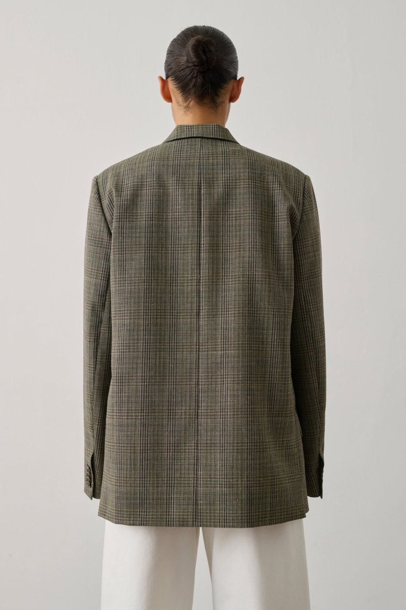 CHAQUETA HERMOSA MARRÓN/VERDE - Imagen 4