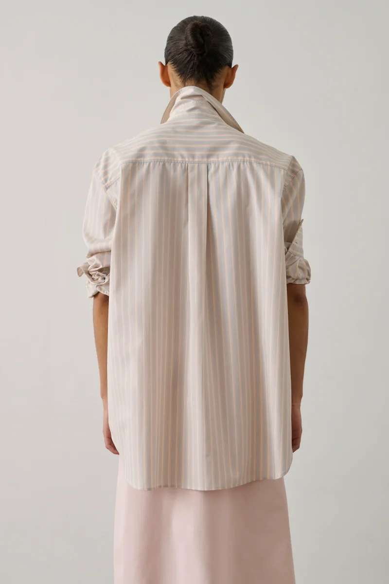 CAMISA CARLOTTA NARANJA/GRIS - Imagen 4