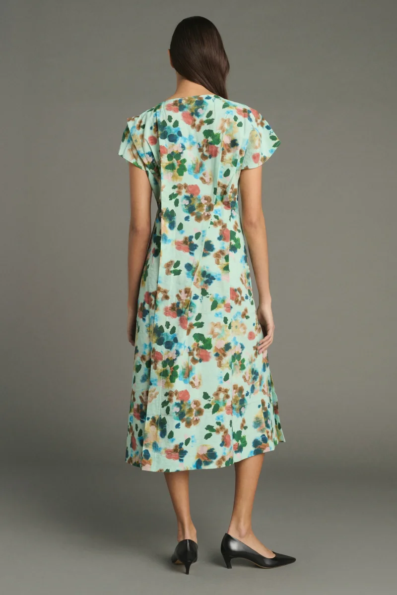 VESTIDO JADE TURQUESA - Imagen 3