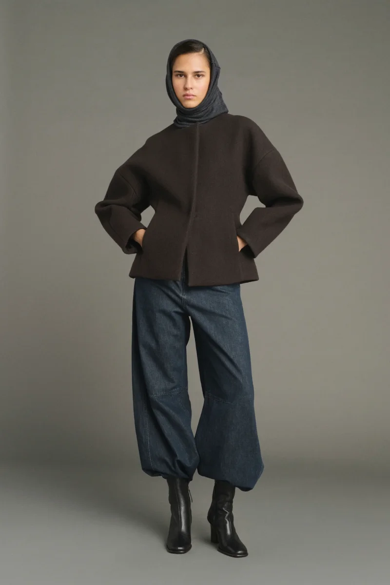CHAQUETA FRANCE VERDE ÉBANO