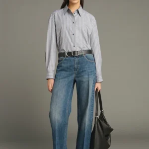 VAQUEROS JERRY DENIM BLEU DÉLAVÉ