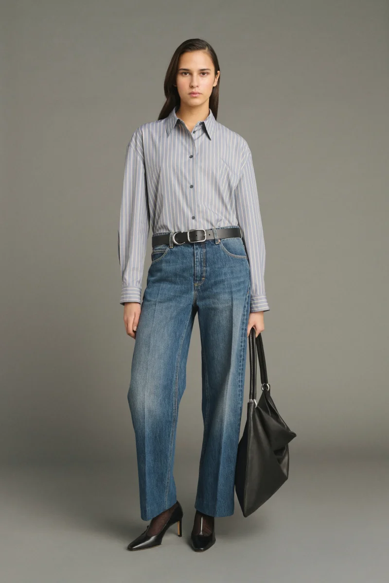 VAQUEROS JERRY DENIM BLEU DÉLAVÉ