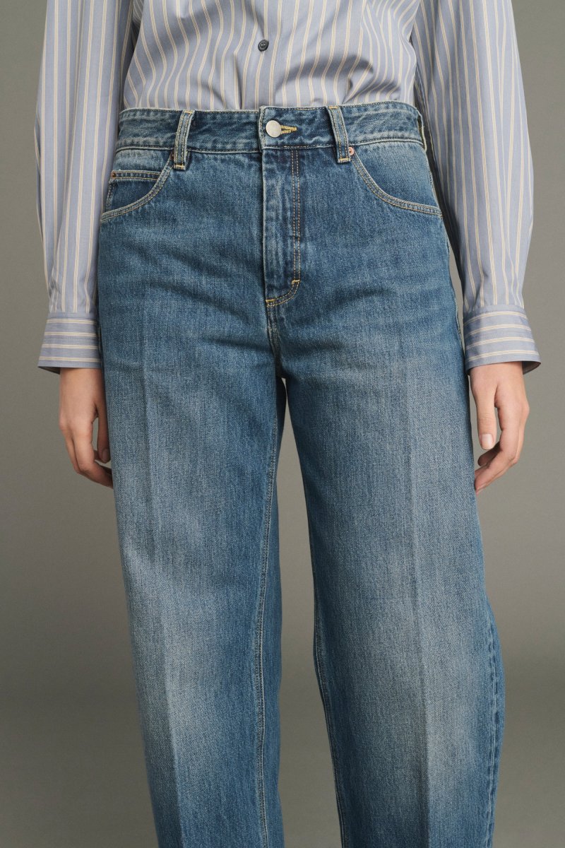 VAQUEROS JERRY DENIM BLEU DÉLAVÉ - Imagen 5