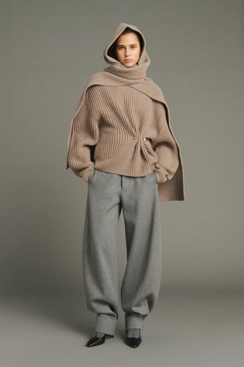 JERSEY FLAMAND BEIGE JASPEADO - Imagen 4