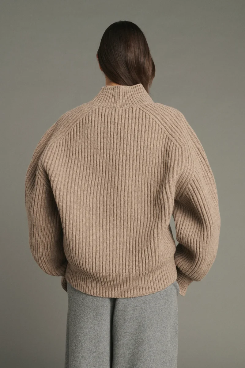 JERSEY FLAMAND BEIGE JASPEADO - Imagen 3