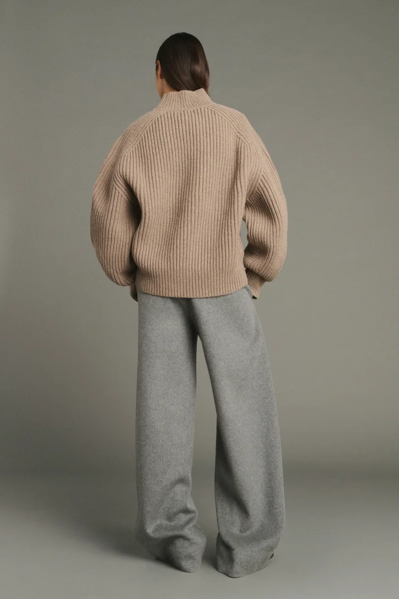 JERSEY FLAMAND BEIGE JASPEADO - Imagen 5