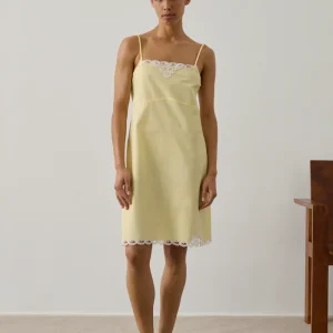 VESTIDO HILLARY AMARILLO PÁLIDO