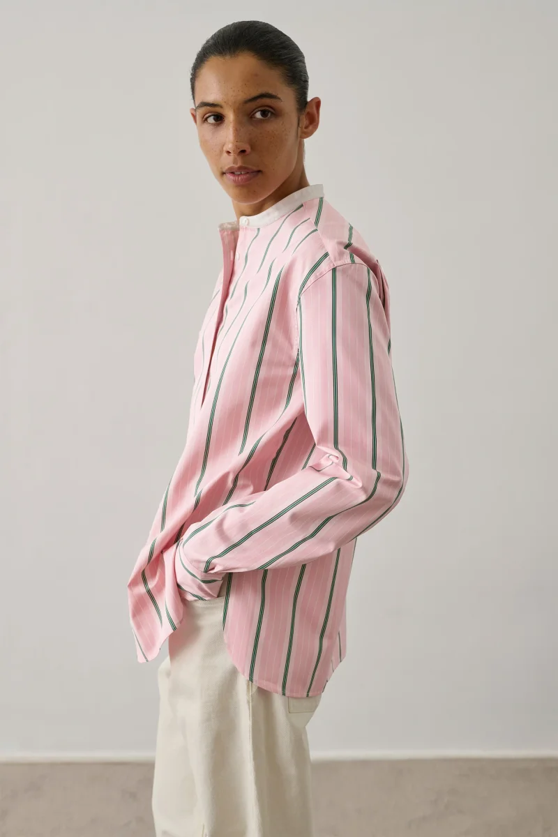 CAMISA BERMUDES ROSA/GRIS - Imagen 3