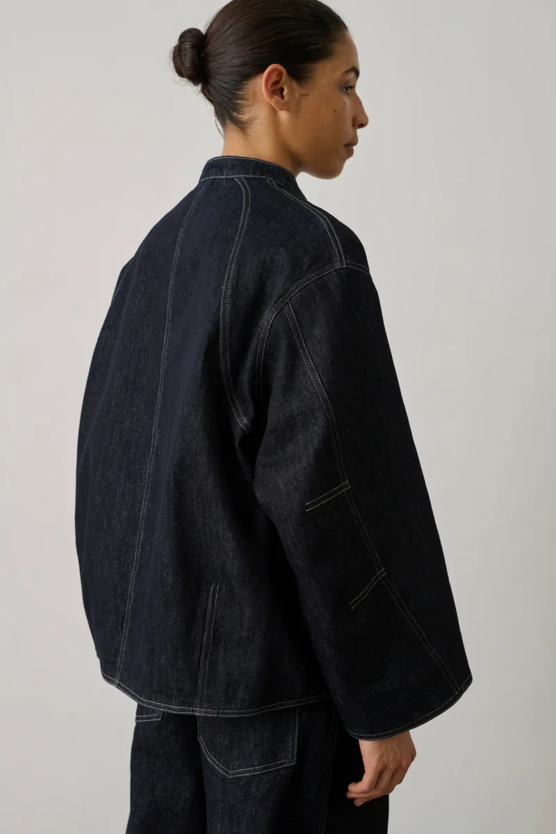 CHAQUETA ILIANA AZUL CRUDO - Imagen 3