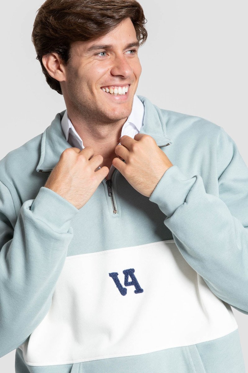 Sudadera Media Cremallera Franja Contraste SKU 0.34723 - Imagen 3