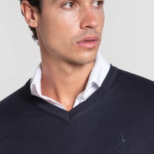 Jersey de Punto con Cuello de Pico SKU 0.34816