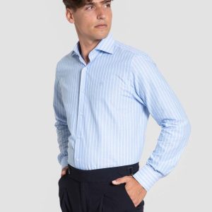 Camisa de Vestir de Rayas SKU 0.35171