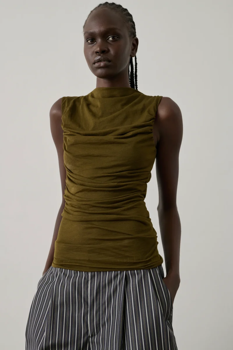 CAMISETA IRINA CAQUI/BRONCE - Imagen 4