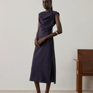 VESTIDO EUGENIE VIOLETA OSCURO
