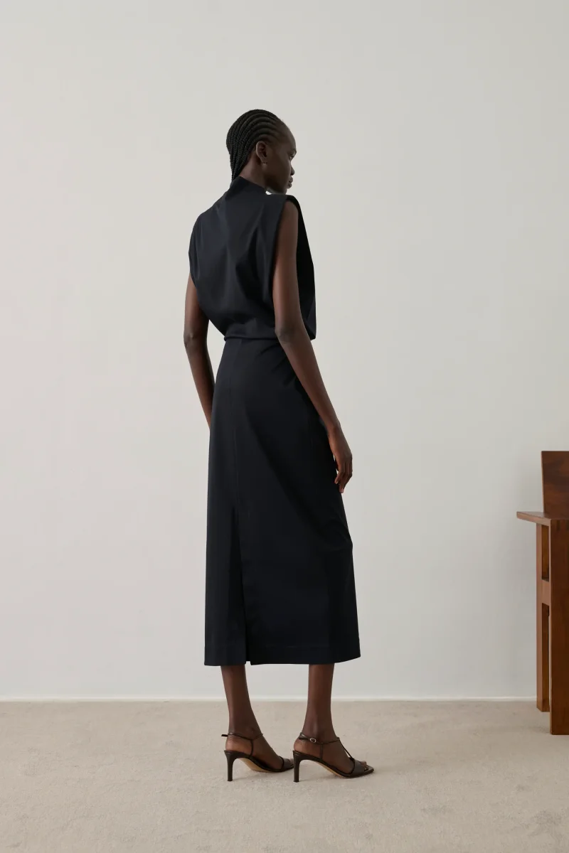 VESTIDO GEMMA NEGRO - Imagen 3
