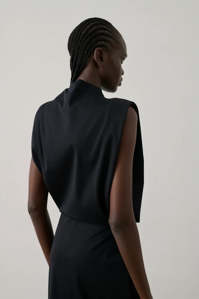 VESTIDO GEMMA NEGRO - Imagen 5