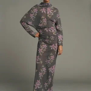 VESTIDO LOLA ANTRACITA/VIOLETA
