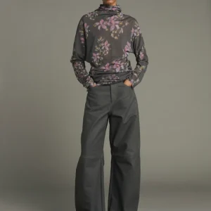 CAMISETA LISIA ANTRACITA/VIOLETA