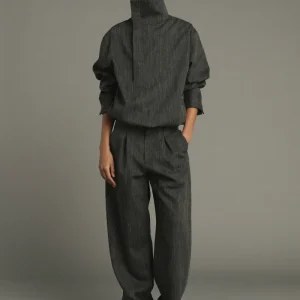 PANTALÓN BAPTISTE GRIS ANTRACITA