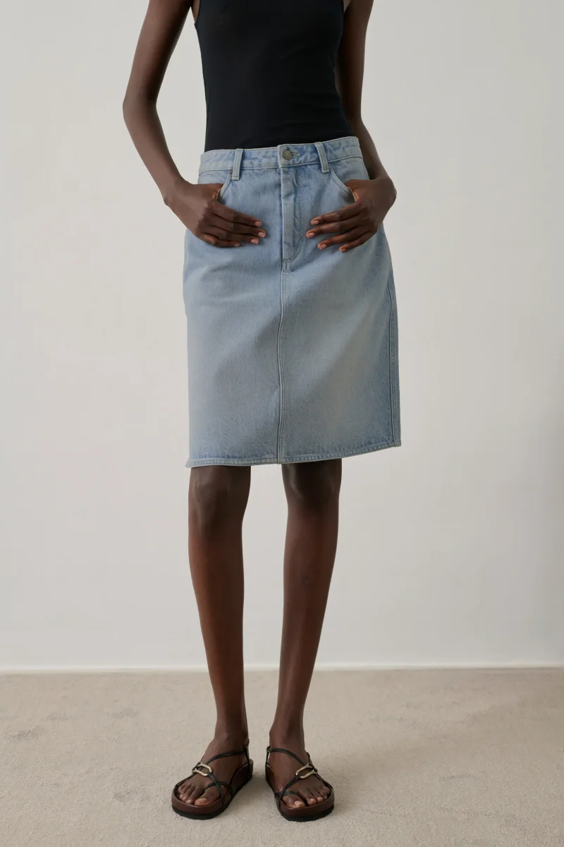 FALDA ELYNE AZUL CLARO - Imagen 3