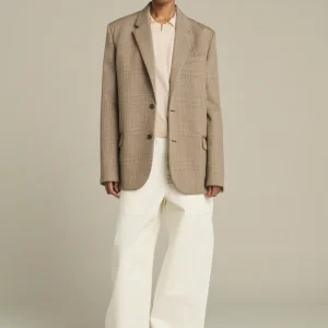 CHAQUETA HERMOSA MARRÓN/BEIGE