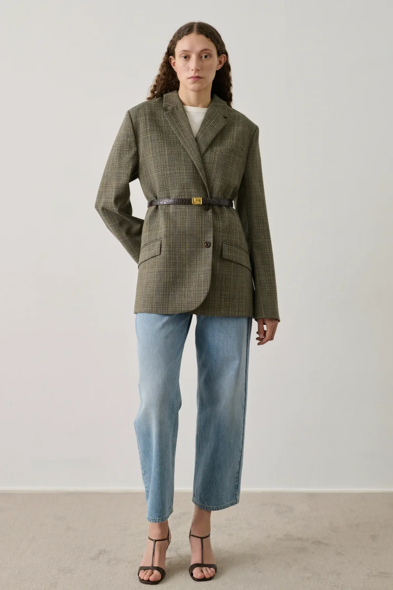 CHAQUETA HERMOSA MARRÓN/VERDE - Imagen 5